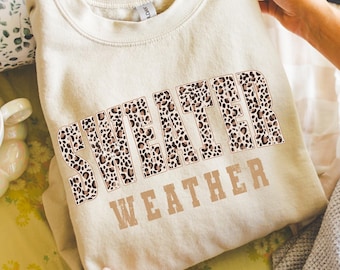 Sweater Weather Sweatshirt, Cozy Sweatshirt, Fall Sweatshirt, Retro Fall Crewneck, Womens Fall Sweater, Cozy Sweater Weather, Fall Season