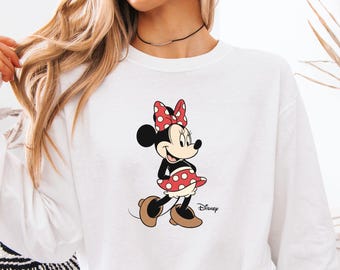 Comfort Colors® Chemise classique Minnie Mouse Pose Disney, chemise Minnie, chemise vacances Disneyland, chemise Disney rétro
