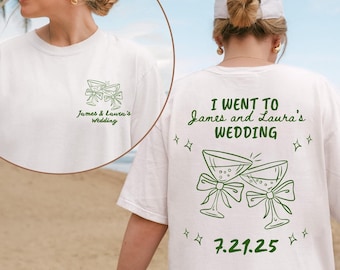 Comfort Colors® Custom Wedding Shirt Funny Wedding Tshirt Toss Personalized Wedding Party Shirt Wedding Guest Favors Wedding Weekend Shirts