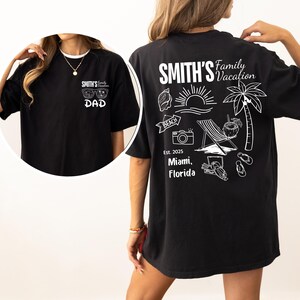 Comfort Colors® Family Vacation Shirts, Beach TShirt, Family Beach Trip, Vacation 2025 Tee, Coastal T Shirt, Island Tropical, Family Vacay
