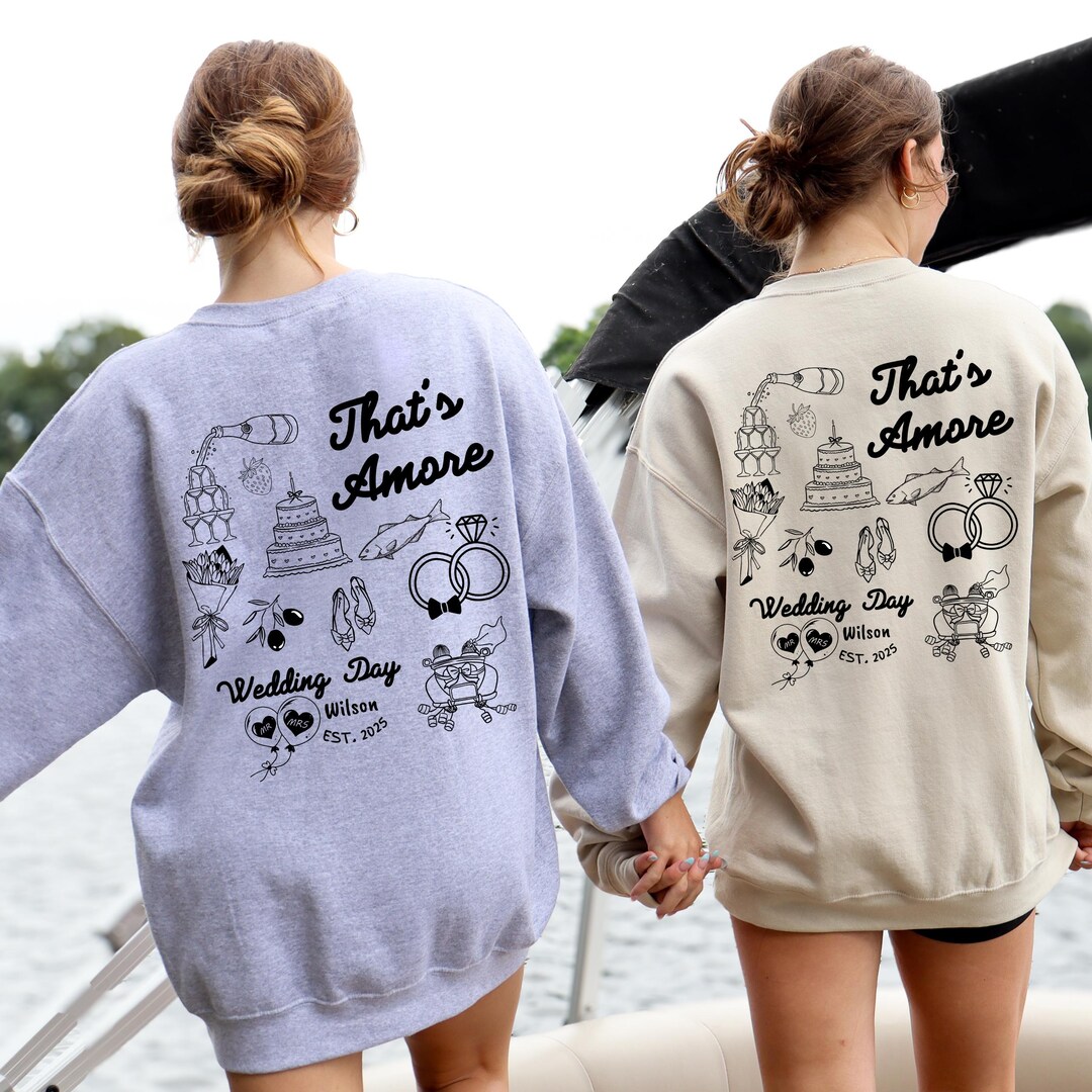 Wedding Merch Examples Custom Wedding Merch With Location, Official Member Wedding Shirts ...