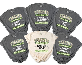 Comfort Colors Last Day of School Shirt for Teachers, Teacher Summer T-Shirt, Teacher Shirt, Teacher Gift, Teacher Team Shirt, End of School