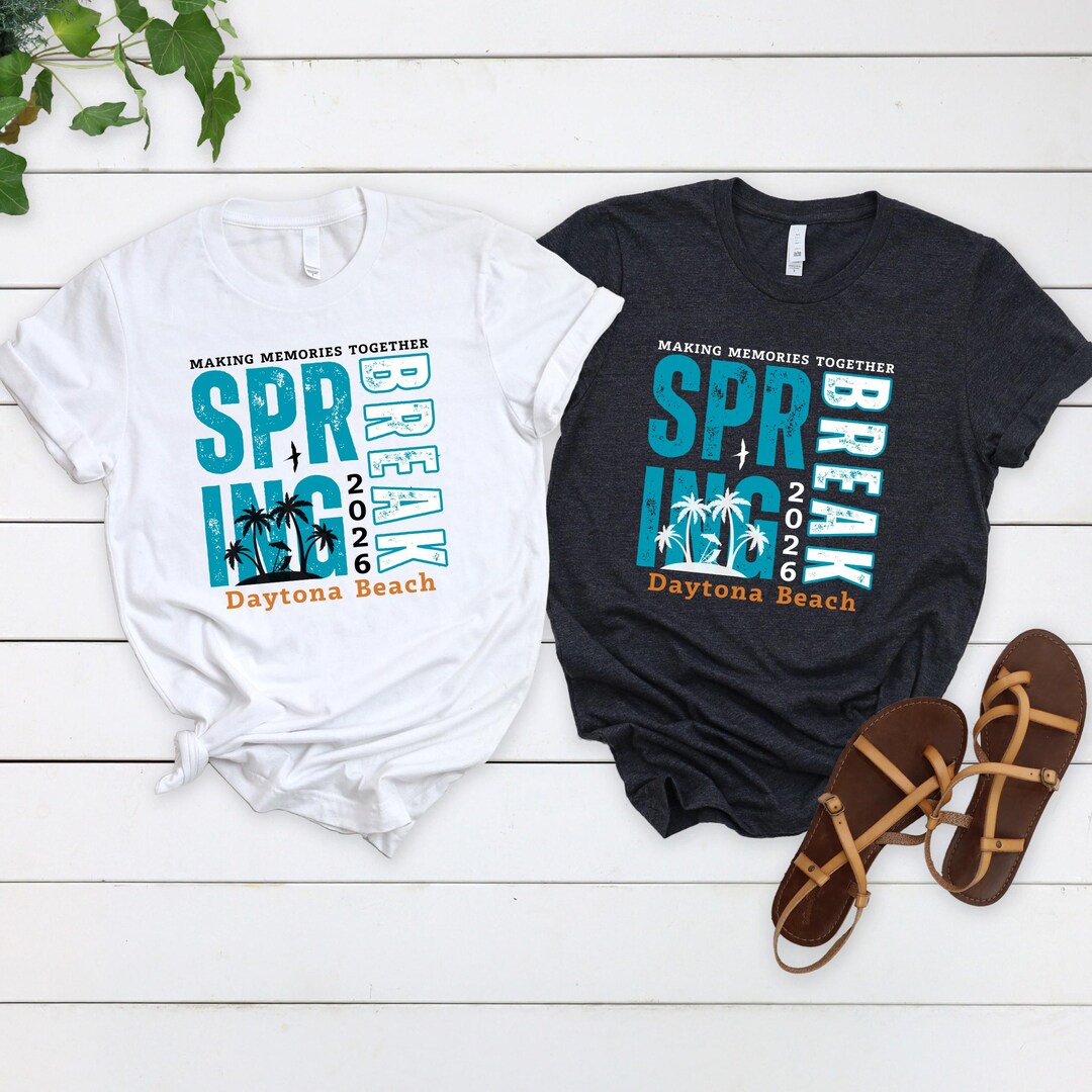 Spring Break Roupa Spring Break Squad T-shirts, Spring Break 2026 Shirt, Group Shirts for ...