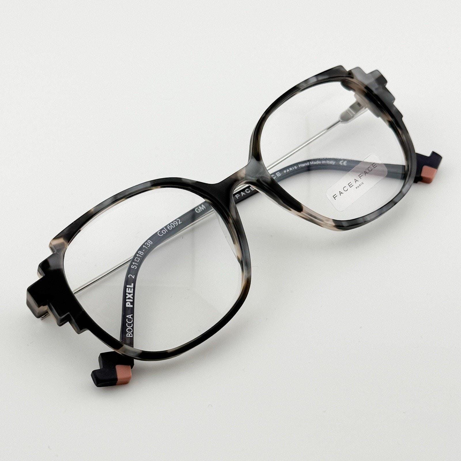FACE A FACE Eyeglass BOCCA Pixel 2 Stylish Specs Pixelated 