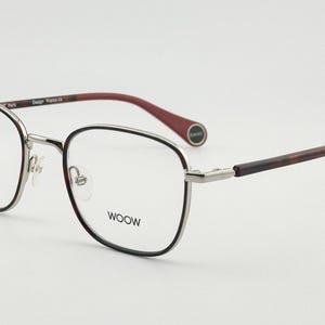 WOOW Eyewear TAKE AWAY 2 Eyeglass Frame Bold Beautiful Shiny Palladium image 3