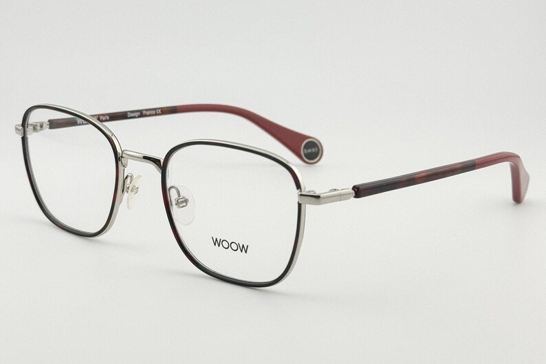 WOOW Eyewear TAKE AWAY 2 Eyeglass Frame Bold Beautiful Shiny Palladium image 3
