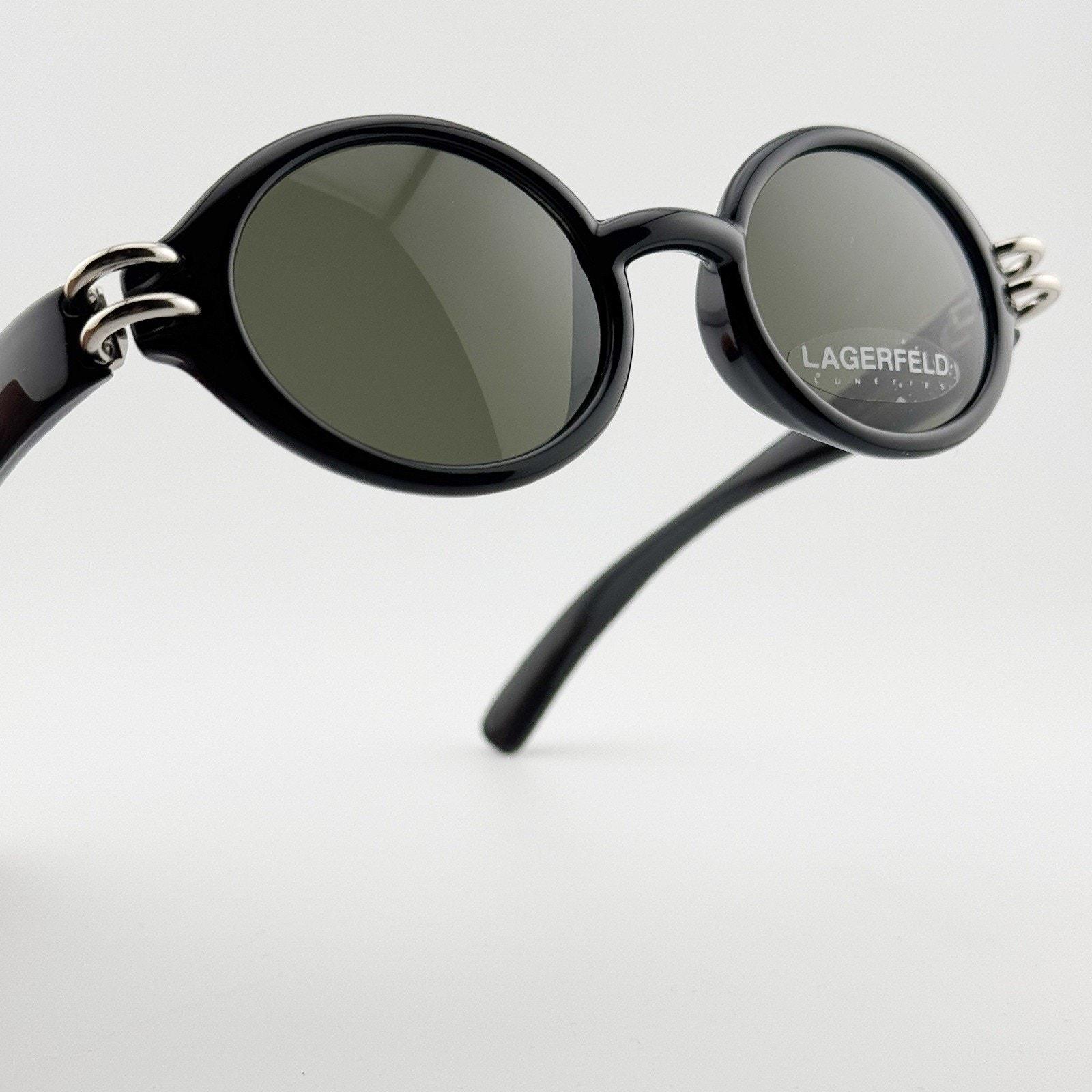 Vintage Karl Lagerfeld Sunglass 4131 France Frame Steampunk  display picture 1