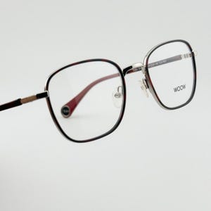 WOOW Eyewear TAKE AWAY 2 Eyeglass Frame Bold Beautiful Shiny Palladium image 1