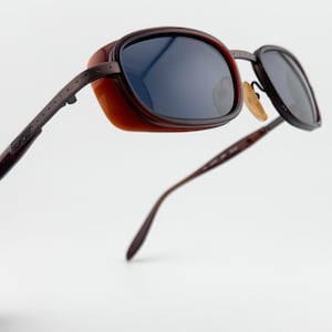 Vintage Sunjet By Carrera 4441 Sunglasses Frame Double Rim Shield Shades