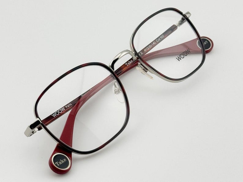 WOOW Eyewear TAKE AWAY 2 Eyeglass Frame Bold Beautiful Shiny Palladium image 7