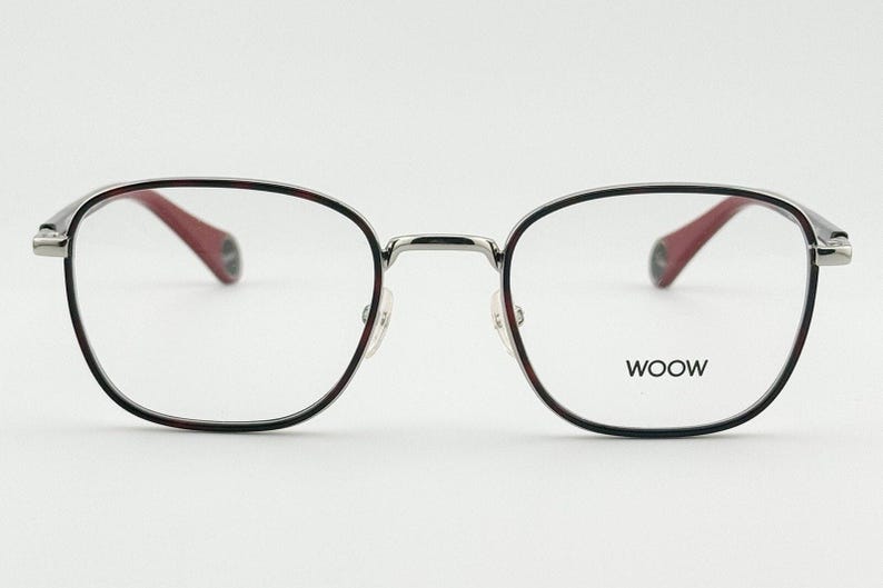 WOOW Eyewear TAKE AWAY 2 Eyeglass Frame Bold Beautiful Shiny Palladium image 2