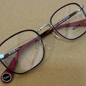 WOOW Eyewear TAKE AWAY 2 Eyeglass Frame Bold Beautiful Shiny Palladium image 8