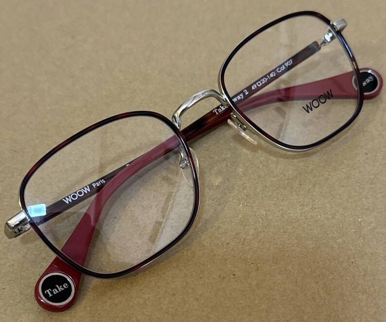 WOOW Eyewear TAKE AWAY 2 Eyeglass Frame Bold Beautiful Shiny Palladium image 8