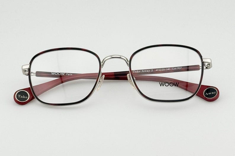 WOOW Eyewear TAKE AWAY 2 Eyeglass Frame Bold Beautiful Shiny Palladium image 9