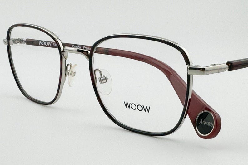 WOOW Eyewear TAKE AWAY 2 Eyeglass Frame Bold Beautiful Shiny Palladium image 5