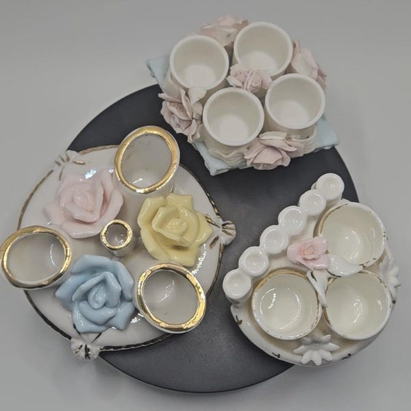 Colección de porta lápices labiales de porcelana Irice