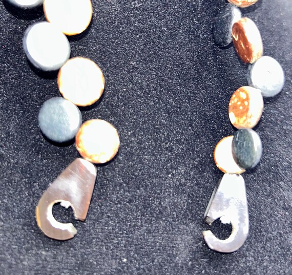 Multi-Strand Brown/Black Bib/Statement Necklace - image 9