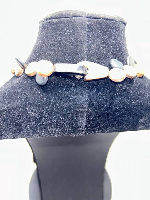 Multi-Strand Brown/Black Bib/Statement Necklace - image 5