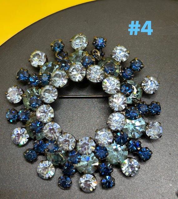 Vintage Unsigned Brooch Collection - image 8