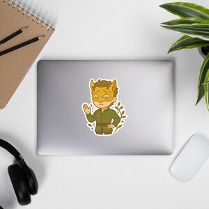 Autocollant en vinyle inspiré de Tamlin ACOTAR | Personnage Chibi ACOTAR | Sticker livresques fantastiques | acotar Sticker