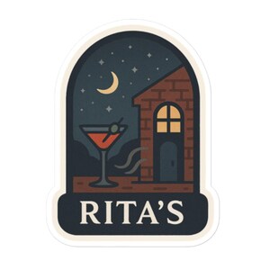 Pegatina de ACOTAR / Pegatina de vinilo de Rita / Pegatina de ubicación de Velaris / Pegatina de fantasía literaria / Pegatinas de ACOTAR / Merchandising de ACOTAR