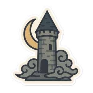Pegatina de ACOTAR / Pegatina de vinilo de biblioteca / Pegatina de fantasía literaria / Biblioteca de la Casa del Viento / Pegatinas de ACOTAR / Merchandising de ACOTAR