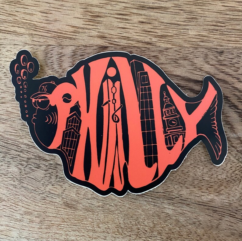 Philly phish sticker vinyl Etsy