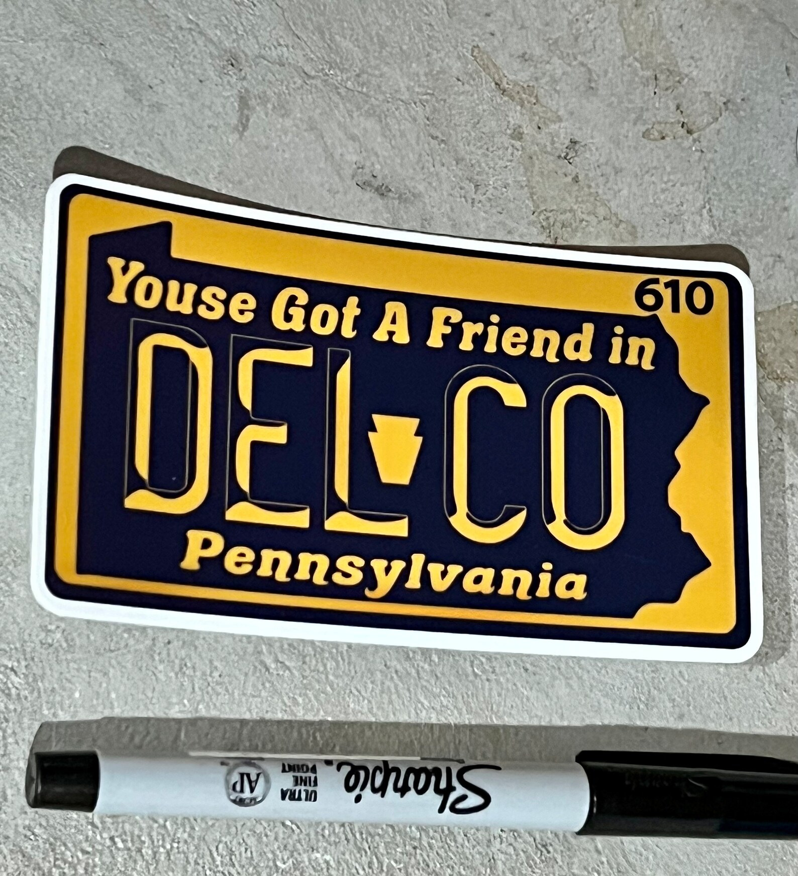 Delco Plate Sticker - Etsy