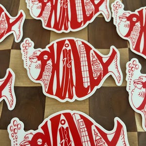 Philly phish sticker (vinyl)