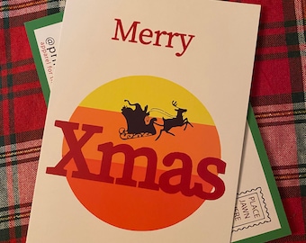 Xmas jawn 5x7 postcard
