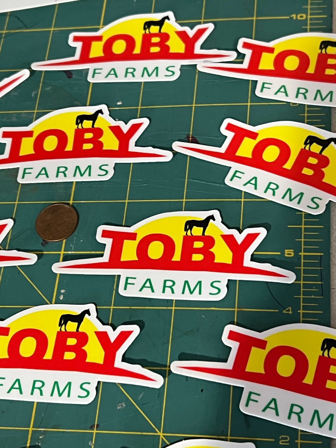 Toby Farms Sticker Etsy