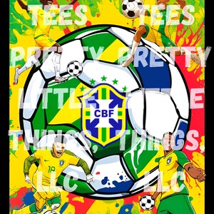 ブラジルワールドカップサッカーデジタルプリント