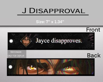 Jayce Disapproves Keychain