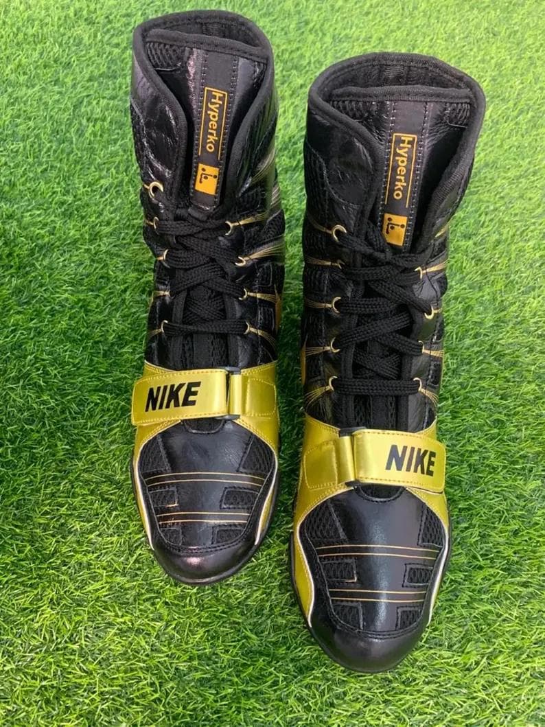 Ko Boxing Boots Nike Hyperko Black Gold Nike HyperKO Limited