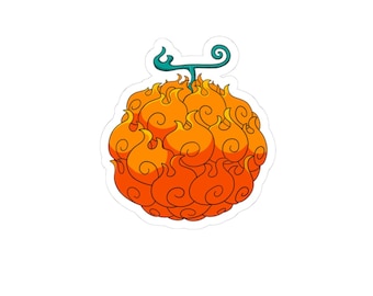 Flame-Flame Devil Fruit Kiss-Cut Sticker | One Piece