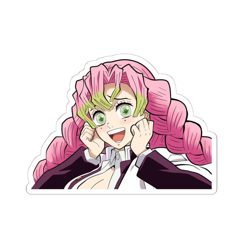 Demon Slayer Mitsuri Kanroji Kiss-cut Stickers - Etsy