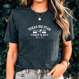 Texas Big Star Half & 5K Race-T-shirt | Marathonshirt, Frisco TX Run