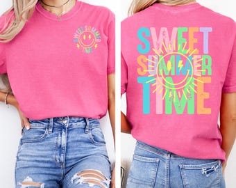 Sweet Summer Time Shirt, Summer Distressed Tee, Sweet Summer Tee, Beach Shirt, Summer Time Shirt, Summer Holiday Gift, Summer Vacation Tee