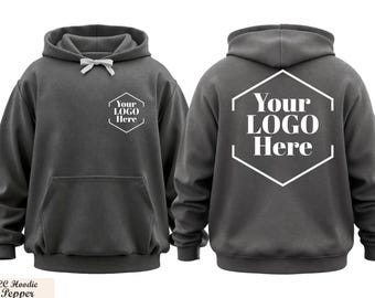 Custom Logo Hoodie, Logo Design Hoodie Company Logo Hoodie, Personalized Business Logo Hoodies,Your Logo Here,Team Logo Text,Uniform Hoodie