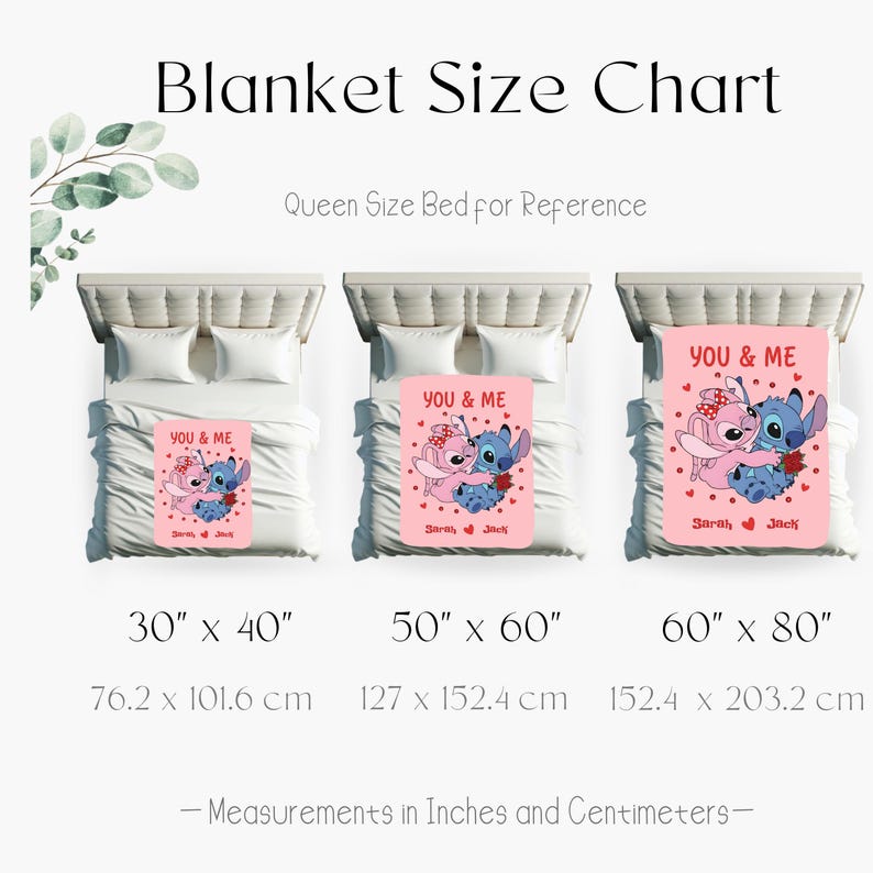 Blanket Size Chart