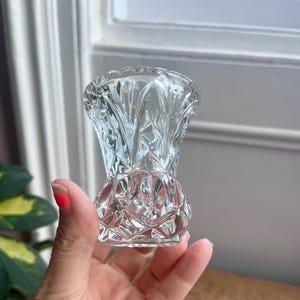 Crystal bud vase