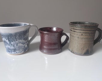 vintage studio pottery mugs- individually priced
