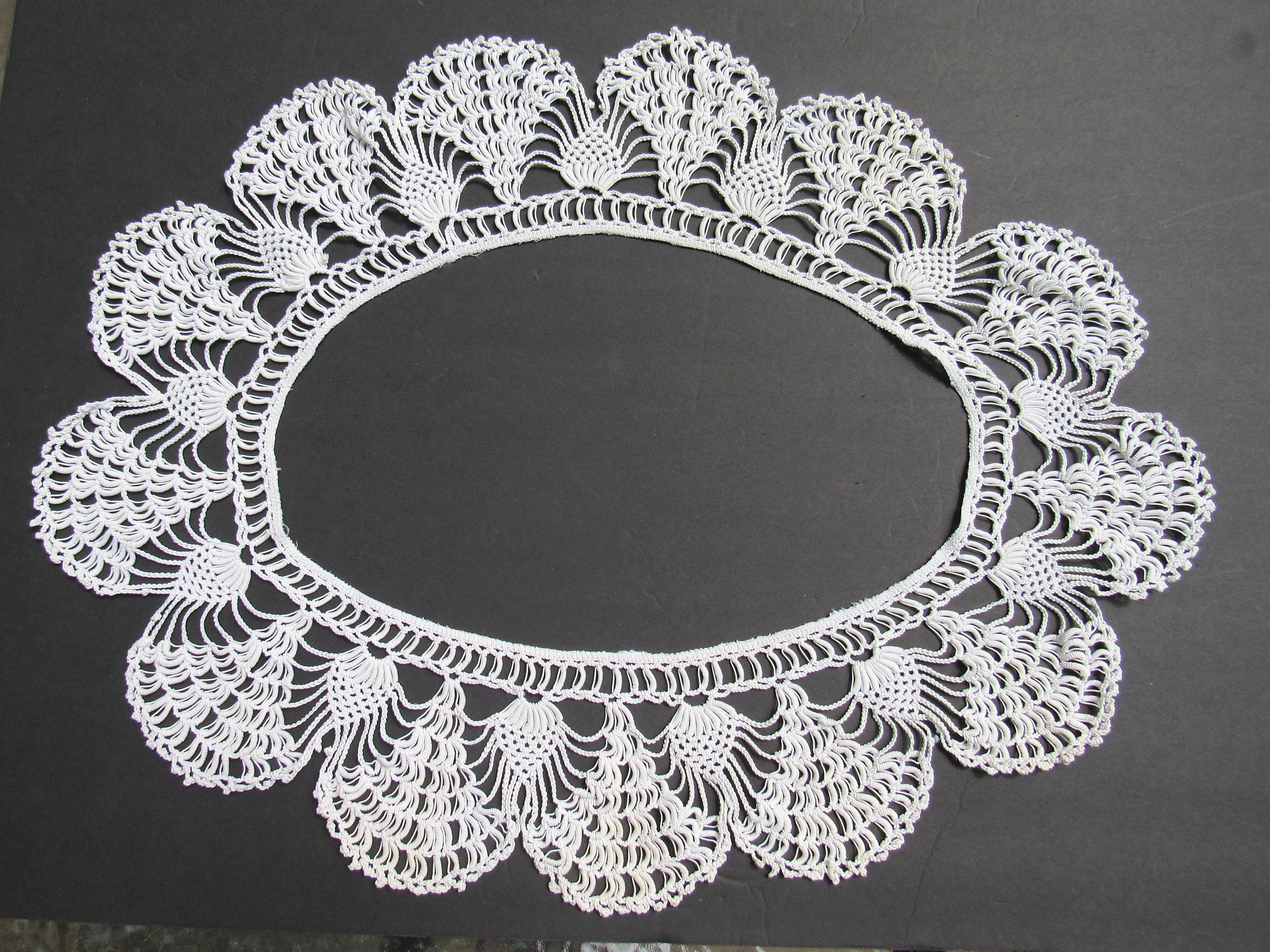 Handmade Crochet White Lace Edging, Salvaged Doily, 5 1/4 X 40 In - Etsy