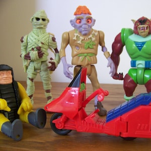 The Real Ghostbusters Monsters Action Figures - Set of 5 - 1985-1989 - Excellent Condition - Collectors/Child Over 5 yrs.
