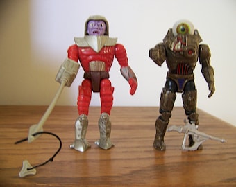 MOTU Optikk & Flogg Action Figures: 1988/89 !00% Complete