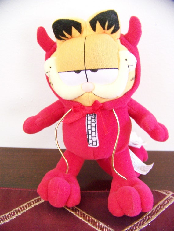 garfield plush with suction cups