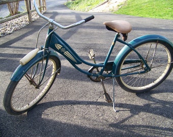 Vintage Columbia 1950's Girls Bike - Torpedo - Original Parts - Fully Operational - Pick Up Only Poughkeepsie, NY Area