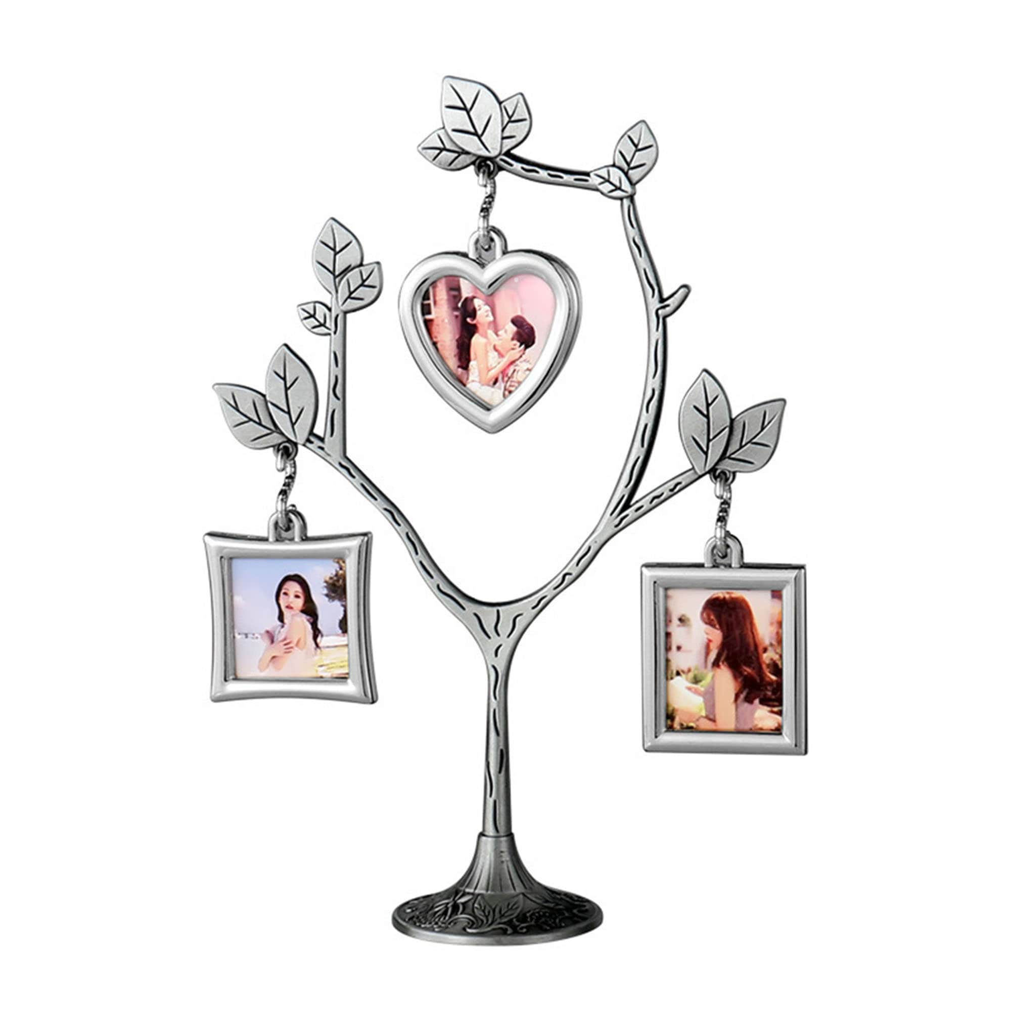 Family Tree Picture Frame Stand with 3 Hanging Photo Picture Etsy