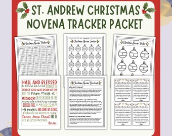 St. Andrew Christmas Novena Prayer and Tracker Packet (digital download)