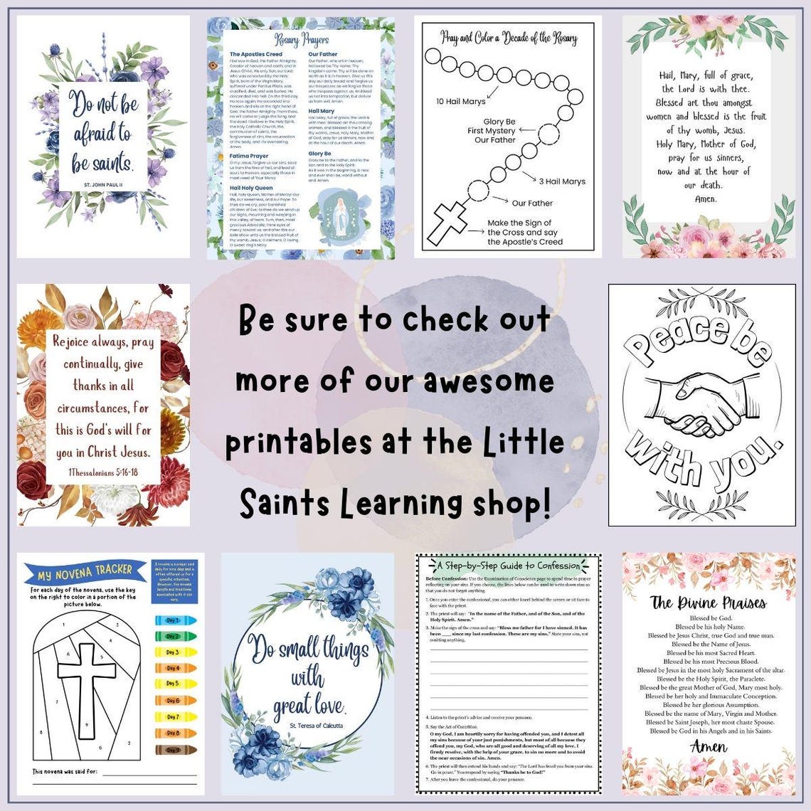 Confession Guide for Catholic Kids | First Reconciliation Printable ...